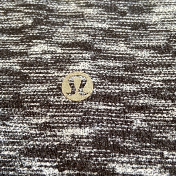 Lululemon Wunder Under Hi-Rise Crop Dramatic Static White Black Size 4 - Picture 9 of 10